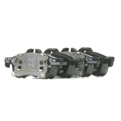 Image of 34211503077, 34212166621, 34216761288, 34216762871 Brake pad set ATE Ceramic 13.0470 7162.2 prepared for wear indicator, excl. warning contact