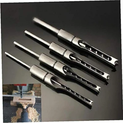 Image of Lankater 1PC HSS Twist Drill Bits Woodworking Tools Kit Set Square Auger Mortising Chisel Hole Extended Saw 6.0mm