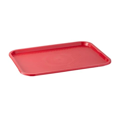 Image of APS 00530 Fast food tray, 35 x 27 cm, H: 2 Polypropylenee, red