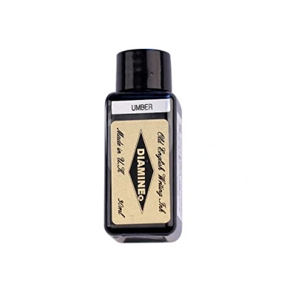 Image of Diamine 30ml Umber fountain pen ink bottle