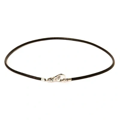 Image of Trollbeads Leather Necklace, Black 45 cm / 17.7 inch