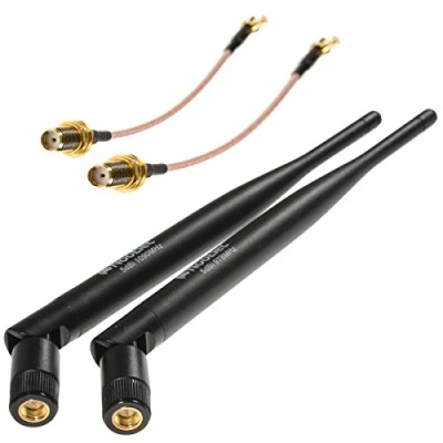 Image of NooElec ADS B Discovery 5dBi (High Gain) Antenna Bundle 1090MHz &amp; 978MHz for SMA and MCX Connected Software Defined Radios (SDRs)