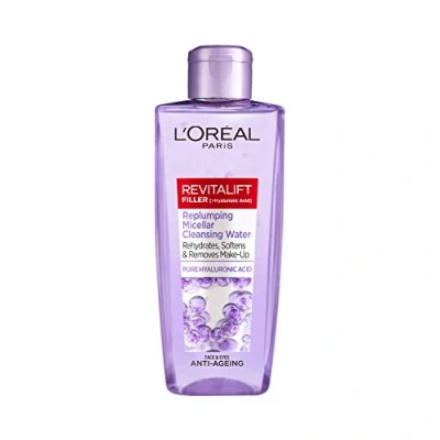 Image of L&#039;Oreal Paris Revitalift Filler [+ Hyaluronic Acid] Cleansing Micellar Water