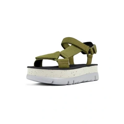 Image of Camper Women&#039;s Oruga Up K200851 Sandal, Green 020, 8 UK
