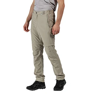 Image of Regatta Men&#039;s Leesville II Zip Off Walking Trousers