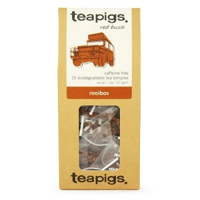 Image of Teapigs Organic Honey Bush &amp; Rooibos 15 Bags (Pack of 4)