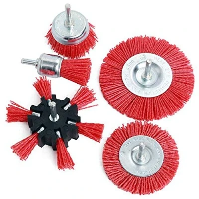 Image of 5 Piece Nylon Abrasive Filament Brush Set