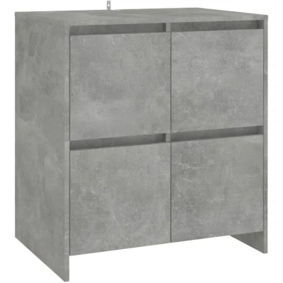Image of vidaXL Sideboard Concrete Grey 70x41x75 cm Engineered Wood