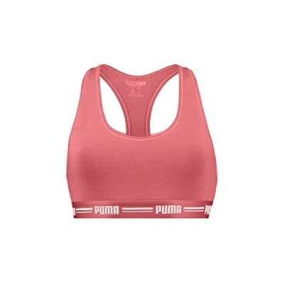 Image of PUMA Women&#039;s Iconic Racer Back Top Sports Bra, Heartfelt, L