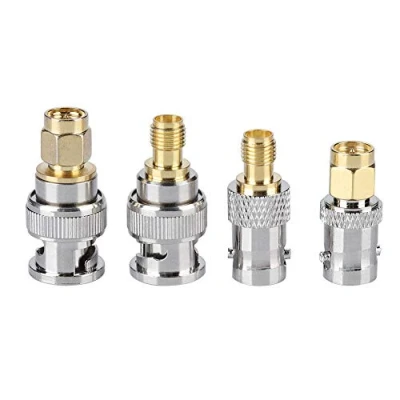 Image of 4PCS BNC Male/Female to SMA RF Adapter Coaxial Antenna Connector