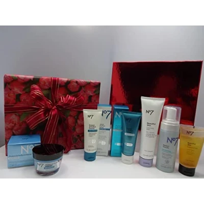 Image of Glory Cosmetics No7 The Skincare Collection Gift Box Set Wrapped