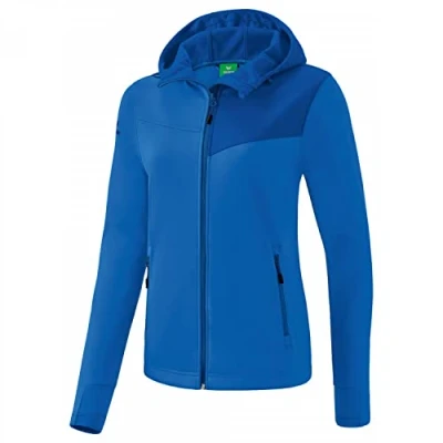 Image of Erima Women&#039;s Performance Softshell Jacket, New Royal, 38
