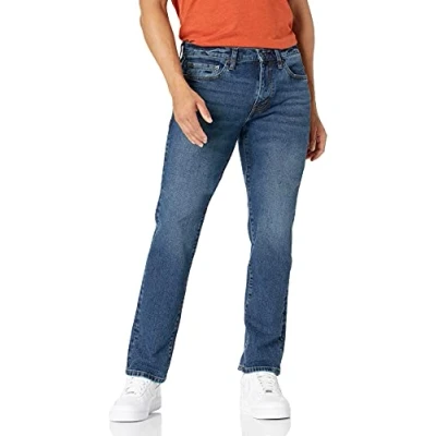 Image of Amazon Essentials Men&#039;s Slim Fit Jeans, Vintage Wash, 28W / 30L