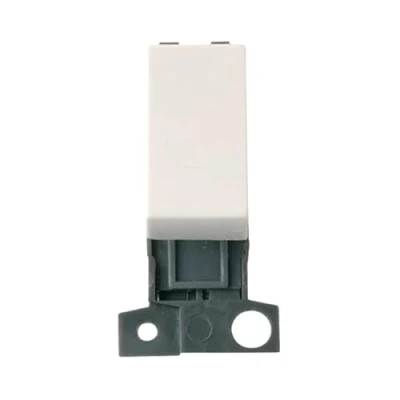 Image of Click Minigrid MD028PW Polar White 10A Intermediate Switch Module