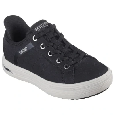 Image of Skechers Women&#039;s Arch FIT Arcade Forever Cozy Sneaker, Black, 4 UK