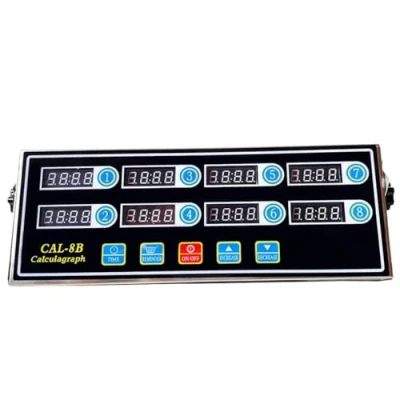 Image of Kitchen Timers Commercial Multi Channel Restaurant Stainless Steel Cooking Timer Reminder on Multiple Events Loud Alarm (8 Channel)