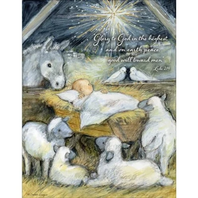 Image of Lang Holy Night Boxed Christmas Cards (1004912)