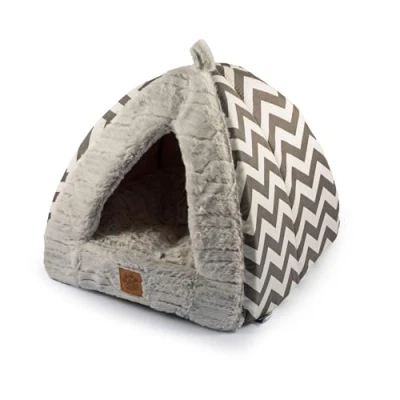 Image of Ancol Plush Cat Pyramid Bed