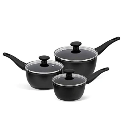 Image of Prestige Thermo Smart Saucepan Set, 3pce