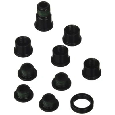 Image of SRAM Chainring Bolt Kit 5 Arm for Red 2013 (Hidden Bolt), 11.6918.000.001 Aluminium Black