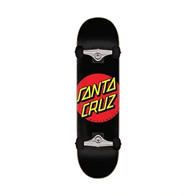 Image of SANTA CRUZ Classic Dot Full Sk8 Completes, Black 8.00in x 31.25in