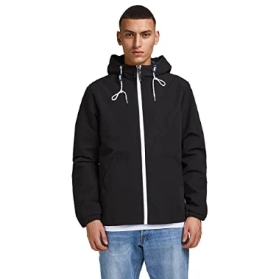 Image of JACK &amp; JONES Mens Jorluke Jacket Black XL