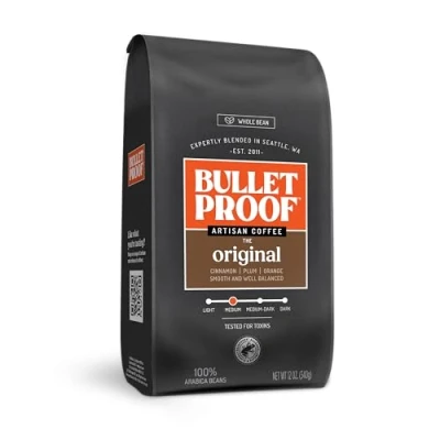 Image of Bulletproof Upgraded Coffee (whole bean) 340g/12oz (single)