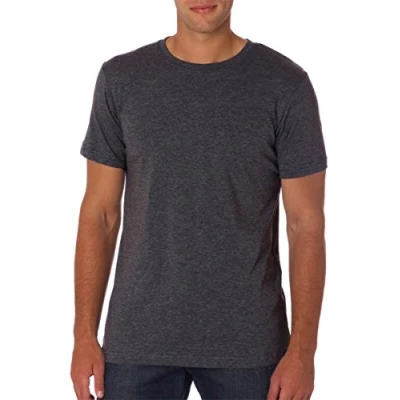 Image of Bella + Canvas Mens Jersey Short Sleeve T Shirt Dark Grey Heather Large
