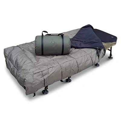 Image of Abode Airtexx Breathable Thermal Bedchair Fleece Blanket Carp Fishing Bed Cover