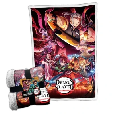 Image of Nemesis Now Demon Slayer Sound Hashira Throw 150cm*100cm (36cm*50cm*50cm Wrapped), Polyester, White