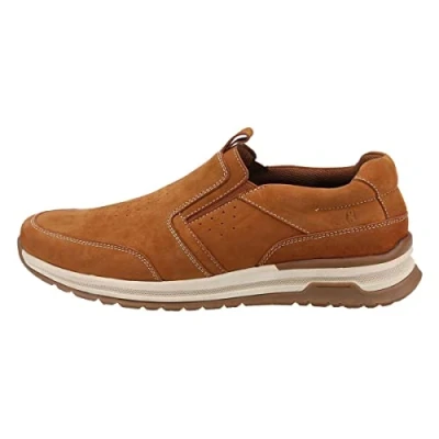 Image of Hush Puppies Men&#039;s Cole Slip On Sneaker, Tan, 7 UK