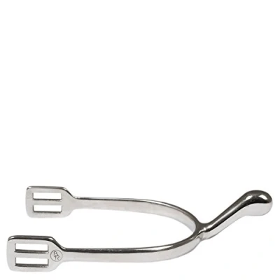 Image of BR Swan neck spurs ladies 35 mm RVS White