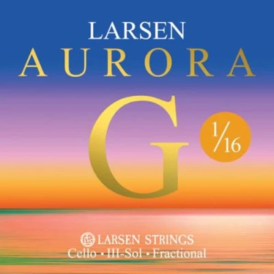 Image of Larsen Aurora Cello Strings Medium G 1/16