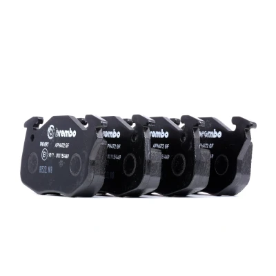 Image of 425137, 425147, 425483, 425498, E172150 Brake pad set BREMBO P 61 097 prepared for wear indicator without accessories PEUGEOT: 106 II Hatchback