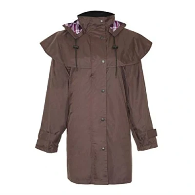 Image of Champion Country Estate Women Windsor Waterproof Riding Coat Brown 10
