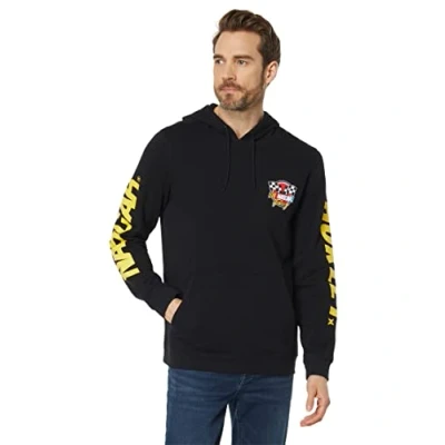 Image of Hurley Men&#039;s Nascar Fleece Pullover Sweatshirt, Black, L