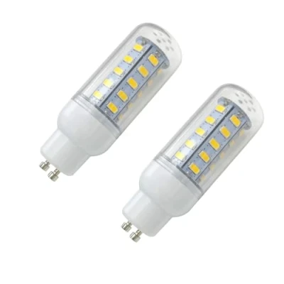 Image of Aoxdi GU10 LED Bulbs 6W, Warm White 3000K, 36 SMD 5730 Spotlight, Energy Saving Light Bulbs, AC 220 240V, 2 Pack