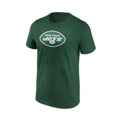 Image of Fanatics NFL New York Jets Primary Logo Graphic T Shirt, Green, XL