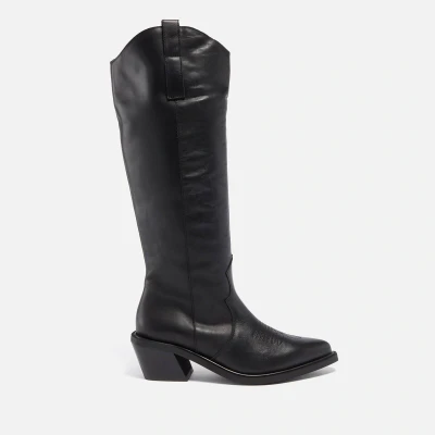 Image of Alohas Mount Cowboy/Biker boots, Women&#039;s, Size: 3.5, Black Leather