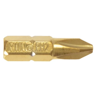 Image of Irwin Screwdriver Bits Phillips PH2 25mm Titanium (Pack 2) IRW10504392