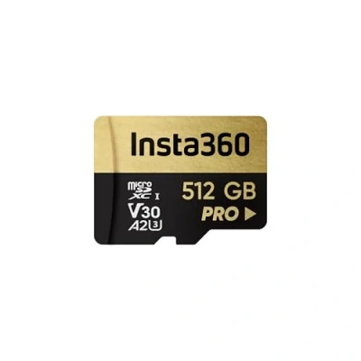 Image of Insta360 512GB UHS III V30 A2 MicroSD Memory Card for One X/One X2 / X3 X4, R/One RS, Ace Pro and Sphere Action Cameras