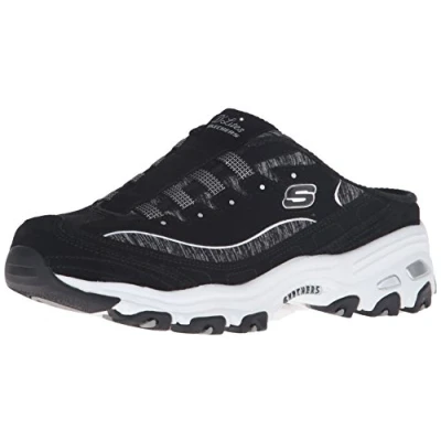 Image of Skechers Women&#039;s D&#039;Lites Bright Sky Sneaker, Black/White, 35 UK