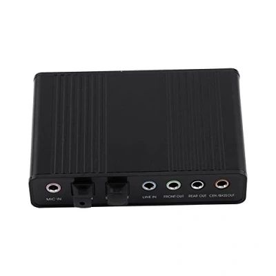 Image of Goshyda Audio Sound Card, 6 Channel Card USB External Digital Optical SPDIF Output Adapter for PC