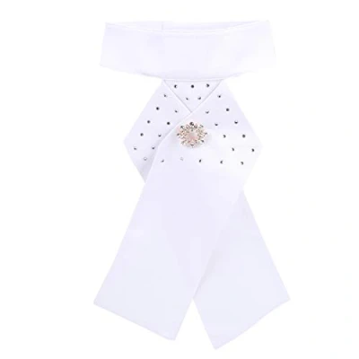 Image of CHICIRIS Riding Stock Tie, Conveneint Equestrian Pre Tie Cotton 32x20.5cm Equipment for Competition