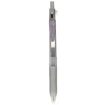 Image of ZEBRA Sarasa Clip Pen 1.0 mm, Silver (JJE15 S)
