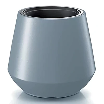 Image of Prosperplast Pot HEOS 32L, with Tank, Dimensions (mm) 395x395x350, Color Gray, Light Grey