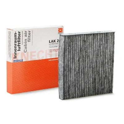 Image of 80292SDGW01, 80292SWA003 Pollen Filter MAHLE ORIGINAL LAK 216 Activated Carbon 224,0mm 234mm 30,0mm HONDA: Elysion I, CR V 3, CIVIC 9