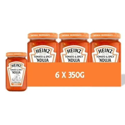 Image of Heinz Nduja Pasta Sauce, 6 x 350g