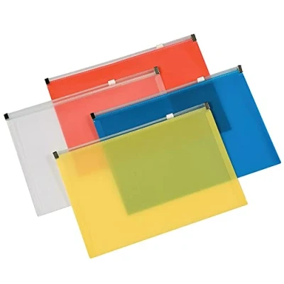 Image of Q Connect Document Zip Wallet A5 Assorted, Pack of 1