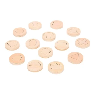 Image of TickiT 73520 Inside Outside Wooden Shapes